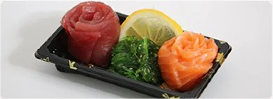 Mix van tonijn en zalm