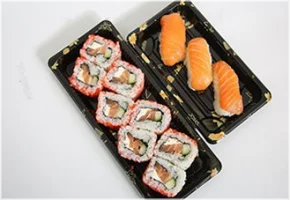 8 x sushi, 3 x zalm nigiri